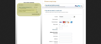 Step 8. Customer completes payment.