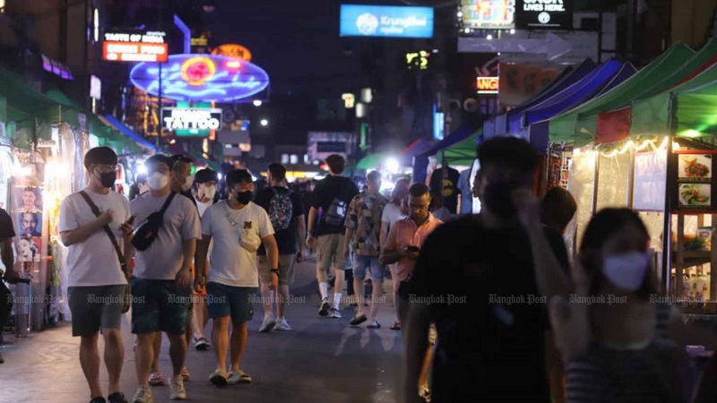 Bangkok’s popular Khao San Road. Photo: Bangkok Post