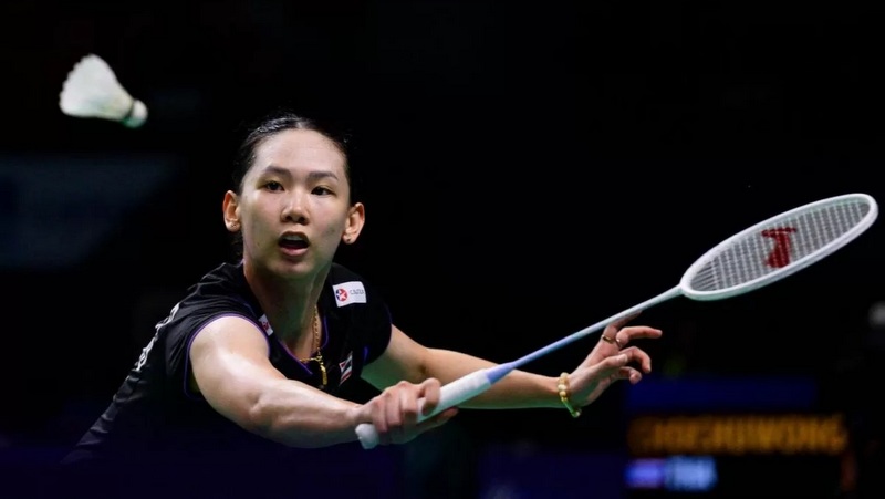 Thailand’s Pornpawee Chochuwong in action during a recent tournament. Photo: AFP